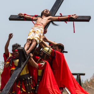 a man crucified on good friday